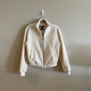 Sherpa bomber jacket